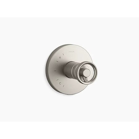 Kohler Components Rite-Temp Shower Valve Trim With Industrial Handle TS78015-9-BN